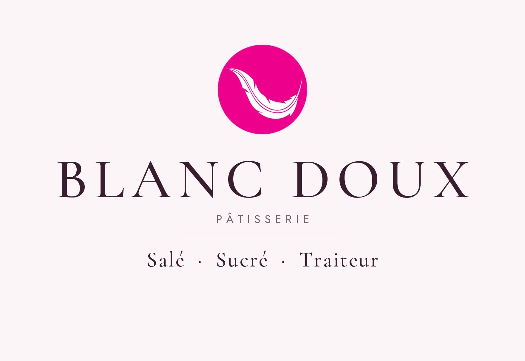 Blanc Doux Pâtisserie website preview